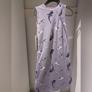 NWT Kyte baby bamboo sleep sack Taro Shark, 1.0 tog, small